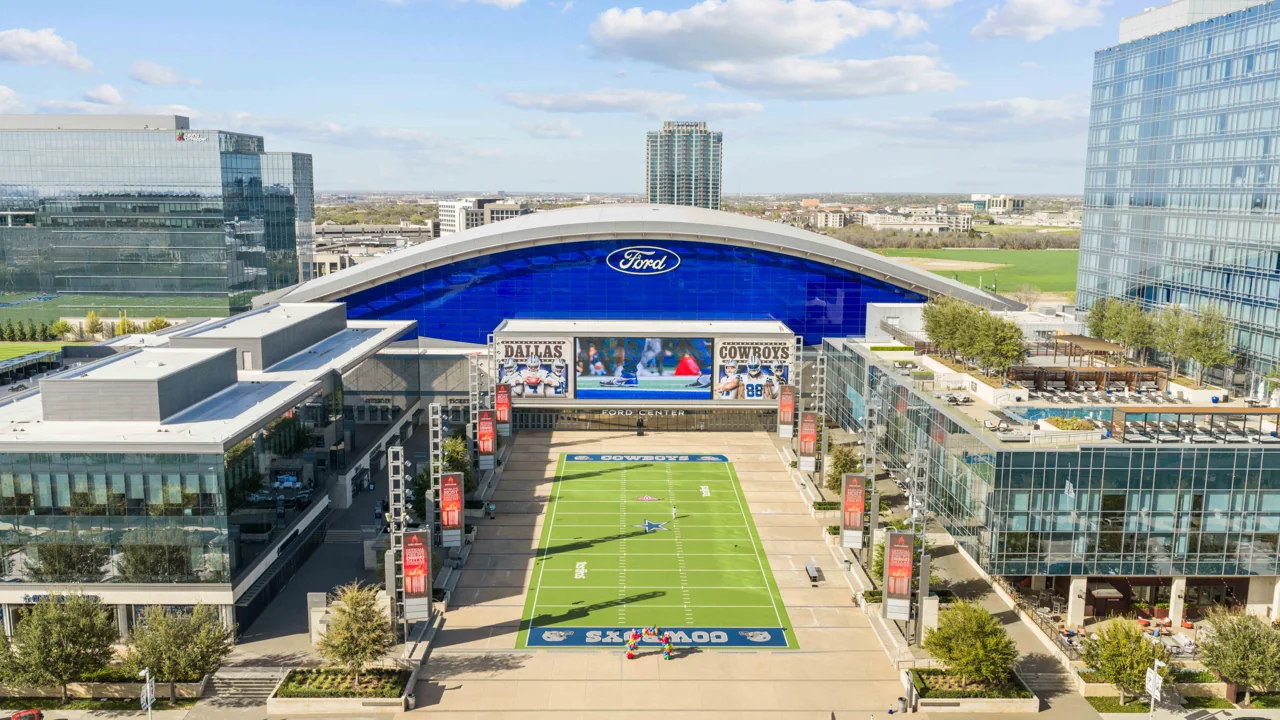 Aerial view of Frisco, Texas